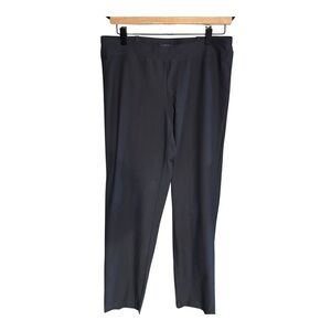 Eileen‎ Fisher Black Stretch Pull On Dress Pants Size Medium Minimalist Work